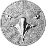 Pièce de monnaie en Argent 1000 Satoshi g 31.1 (1 oz) Millésime 2026 United Crypto States EAGLE OF BINARY WORLD