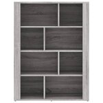 vidaXL Buffet Sonoma gris 80x30x106 cm Bois d'ingénierie