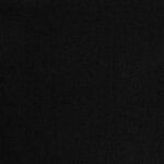 vidaXL Chaise à bascule Noir Tissu