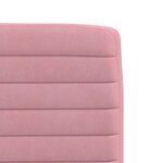 vidaXL Chaises à manger lot de 2 Rose Velours