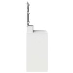 vidaXL Coiffeuse avec miroir Blanc 100 x 41 x 135 cm Bois d'ingénierie