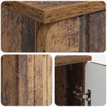 vidaXL Bureau Bois ancien 142 5 x 50 x 75 cm Bois d'ingénierie