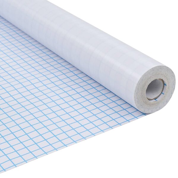 vidaXL Film pour fenêtre dépoli design à rayures 0 9x10 m PVC