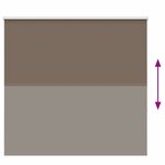 vidaXL Store enrouleur occultant café 160x150cm largeur du tissu