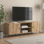 vidaXL Meuble TV 150 x 31 x 50 cm Chêne artisanal Bois d'ingénierie