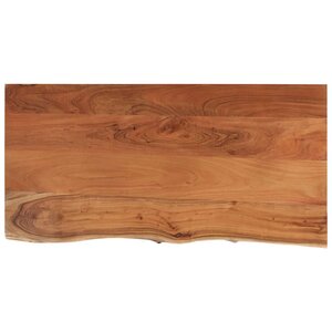 vidaXL Dessus de table 80x40x2 5 cm rectangulaire bois massif acacia