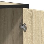 vidaXL Buffet chêne sonoma 92x35x76 cm bois d'ingénierie