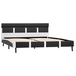 Vidaxl cadre de lit avec led gris similicuir 120 x 200 cm