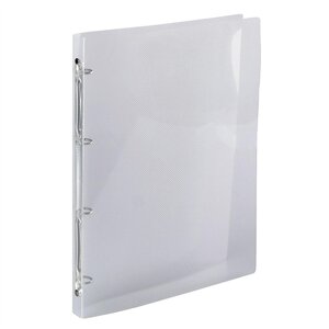 Classeur 4 anneaux 15 mm polypropylène Crystal - A4 - Cristal x 20 EXACOMPTA