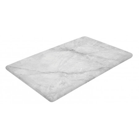 Plateau rectangulaire mélaminé imitation marbre avec pieds en silicone 300x200x14 mm - l2g -  - mélamine300 200x14mm