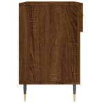 vidaXL Banc à chaussures chêne marron 102x35x55 cm bois d'ingénierie