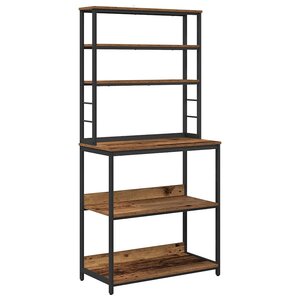 vidaXL Étagère de cuisine Bois Ancien 80 x 40 x 168 cm