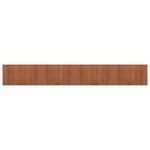 vidaXL Tapis rectangulaire marron 60x400 cm bambou