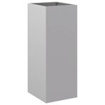 vidaXL Jardinière argenté 32x29x75 cm acier galvanisé