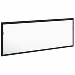 vidaXL Miroir de salle de bain LED Chêne noir 100 x 8 5 x 37 cm Verre