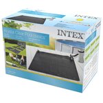 Intex Tapis solaire chauffant PVC 1 2x1 2 m Noir 28685