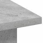 vidaXL Table basse Gris béton 77 x 55 x 42 cm Bois d'ingénierie