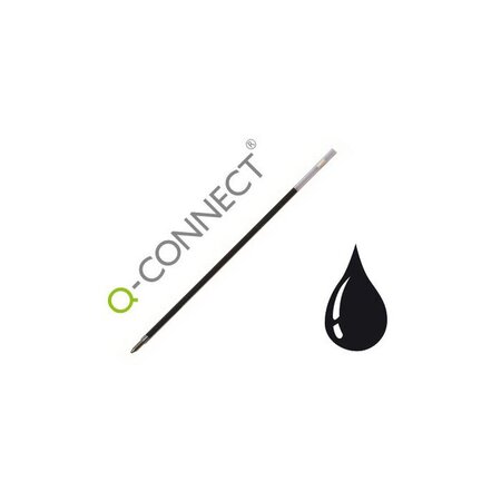 Recharge stylo-bille sur socle encre couleur noire Q-CONNECT