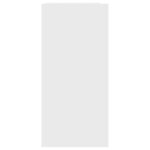 vidaXL Buffet blanc 100x35x75 cm bois d'ingénierie