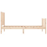 vidaXL Cadre de lit sans matelas 100x200 cm bois massif de pin