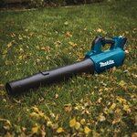 Makita souffleur à feuilles avec batterie 18 v noir et bleu