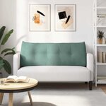 vidaXL Coussin de Dos Vert Mer 120 x 24 x 50 cm Velours