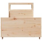vidaXL Cadre de lit sans matelas 90x190 cm bois de pin massif