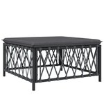 Salon de jardin meuble d'extérieur ensemble de mobilier avec coussins 5 pièces anthracite acier 02_0018296