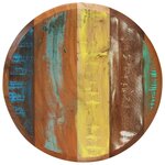 vidaXL Tabourets de bar lot de 2 bois massif de récupération