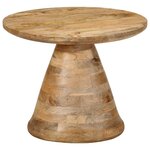 vidaXL Table d'appoint Ø50x40 cm bois de manguier massif