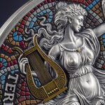 TERPSICHORE & EUTERPE Les Neuf Muses Pièce 2 Once Argent 2000 Francs Cameroun 2025