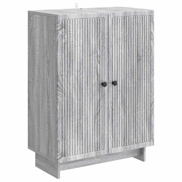 vidaXL Buffet Sonoma gris 66 x 34 5 x 90 cm Bois d'ingénierie
