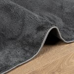 vidaXL Tapis OVIEDO à poils courts anthracite 240x340 cm