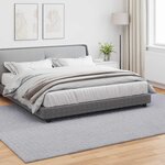 vidaXL Tapis de surface HUARTE Gris 280 x 200 cm Polyester