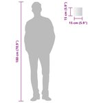 vidaXL Carreau de miroir 24 Pièces Carré Verre