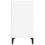 vidaXL Table de chevet blanc 40x35x70 cm