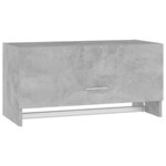 vidaXL Garde-robe gris béton 70x32 5x35 cm bois d'ingénierie