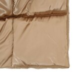 vidaXL Duvet d'été simple Doré 155 x 220 cm Satin et Microfibre