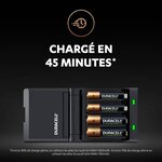 Duracell chargeur de piles hi-speed 15 min cef27