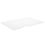 vidaXL Protecteur de table transparent 160x90 cm 1 6 mm PVC