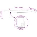 vidaXL Auvent rétractable électrique Anthracite 3 5 x 2 m