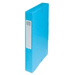 Boite De Classement Exabox Dos 40mm Carte Lustrée - A4 - Turquoise - X 8 - Exacompta