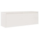 vidaXL Ensemble de meubles TV 3 Pièces blanc bois massif de pin