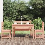 vidaXL Ensemble à manger de jardin 4 Pièces bois massif Douglas