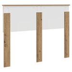vidaXL Tête de lit Chêne artisanal 135 cm Bois d'ingénierie