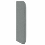 vidaXL Oreille de tête de lit Gris 40 5 x 40 5 x 4 cm tissu