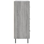 vidaXL Buffet sonoma gris 69 5x34x90 cm bois d'ingénierie