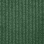 vidaXL Chaise longue avec coussin vert foncé tissu en velours côtelé
