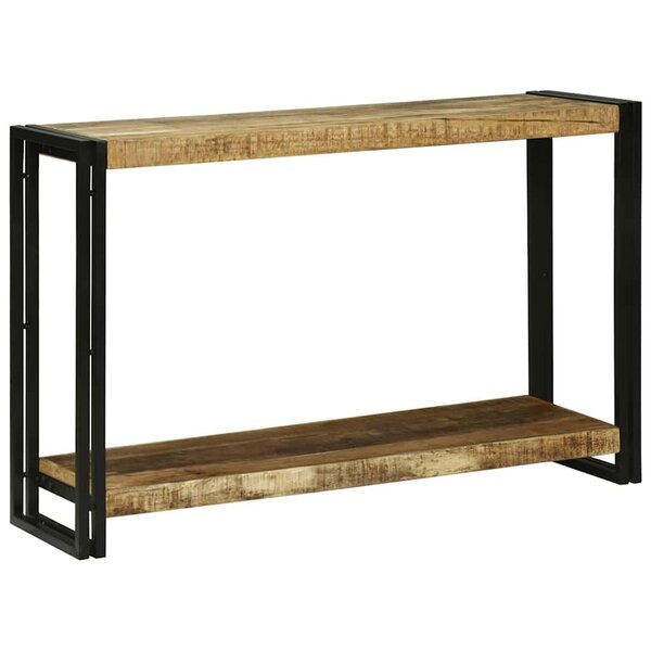 vidaXL Table console 120 x 33 x 75 cm Bois de manguier brut massif