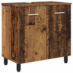 vidaXL Unité de vanité de salle de bain Bois ancien 60 x 35 x 60 cm
